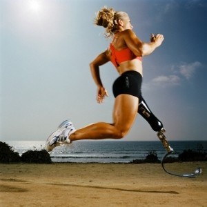 No excuses girl running