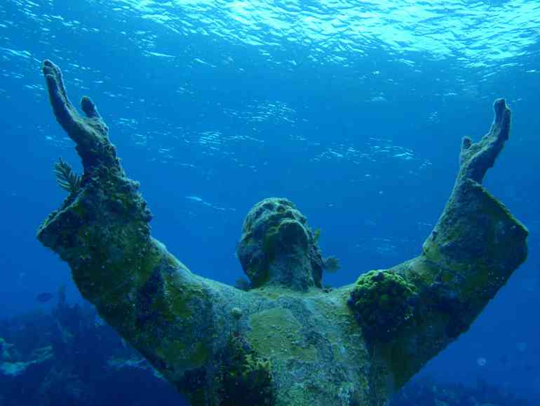 Christ of the Abyss at San Fruttuoso, Liguria